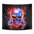 Flame Skull Tapestry My Give A Fuck Is Broken But My Go Fuck Yourself Is Fully Functional DT01