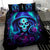 Skull Lady Bedding Set Rose Skull She Whispered Back Iam The Storm - Wonder Print Shop