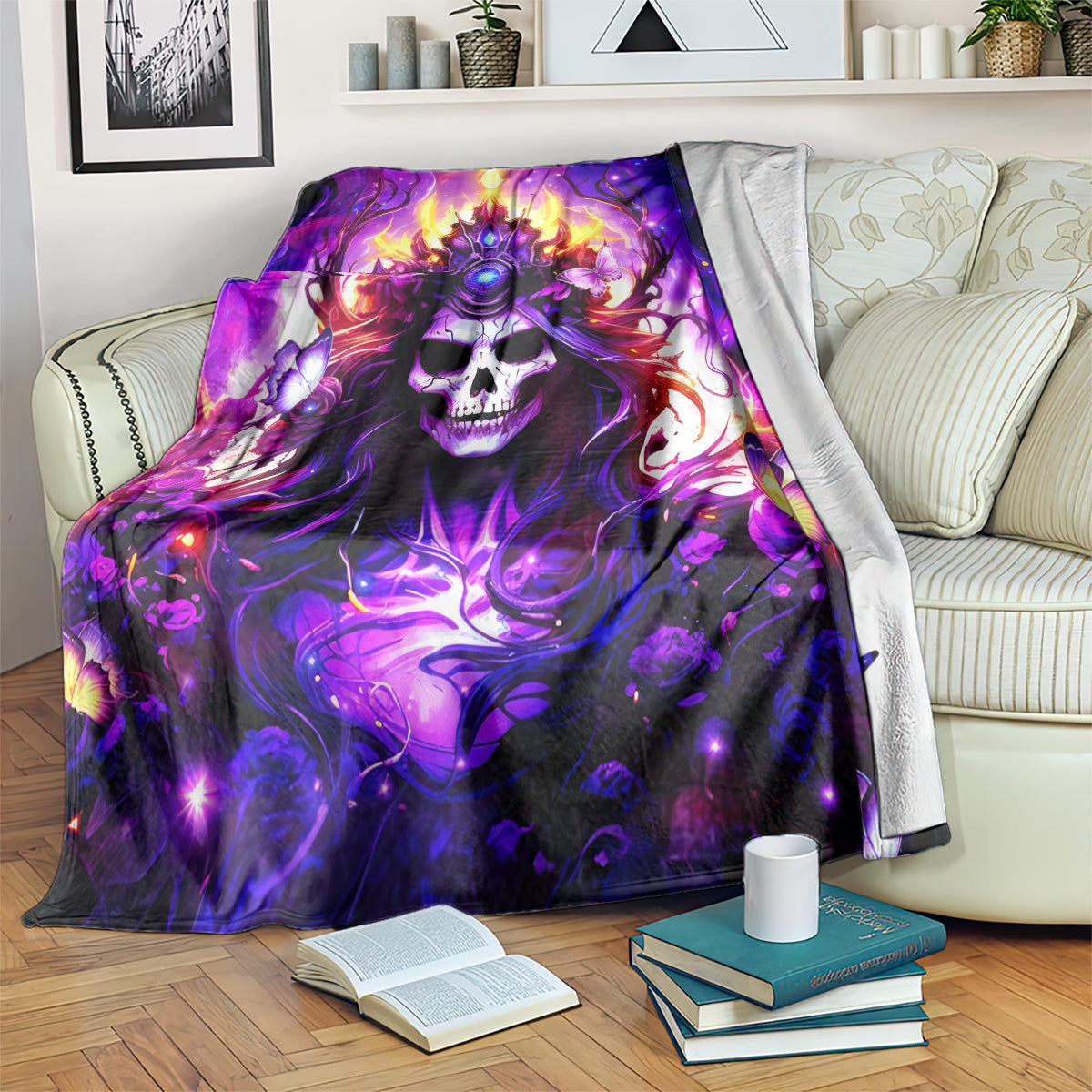 Queen Skull Blanket Sometimes An Angel Somethimes Hellraiser Always A Strong Woman