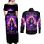 Queen Skull Couples Matching Off Shoulder Maxi Dress and Long Sleeve Button Shirt Sometimes An Angel Somethimes Hellraiser Always A Strong Woman - Wonder Print Shop