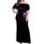 Queen Skull Off Shoulder Maxi Dress Sometimes An Angel Somethimes Hellraiser Always A Strong Woman - Wonder Print Shop