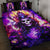 Queen Skull Quilt Bed Set Sometimes An Angel Somethimes Hellraiser Always A Strong Woman - Wonder Print Shop