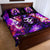 Queen Skull Quilt Bed Set Sometimes An Angel Somethimes Hellraiser Always A Strong Woman - Wonder Print Shop