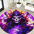 Queen Skull Round Carpet Sometimes An Angel Somethimes Hellraiser Always A Strong Woman