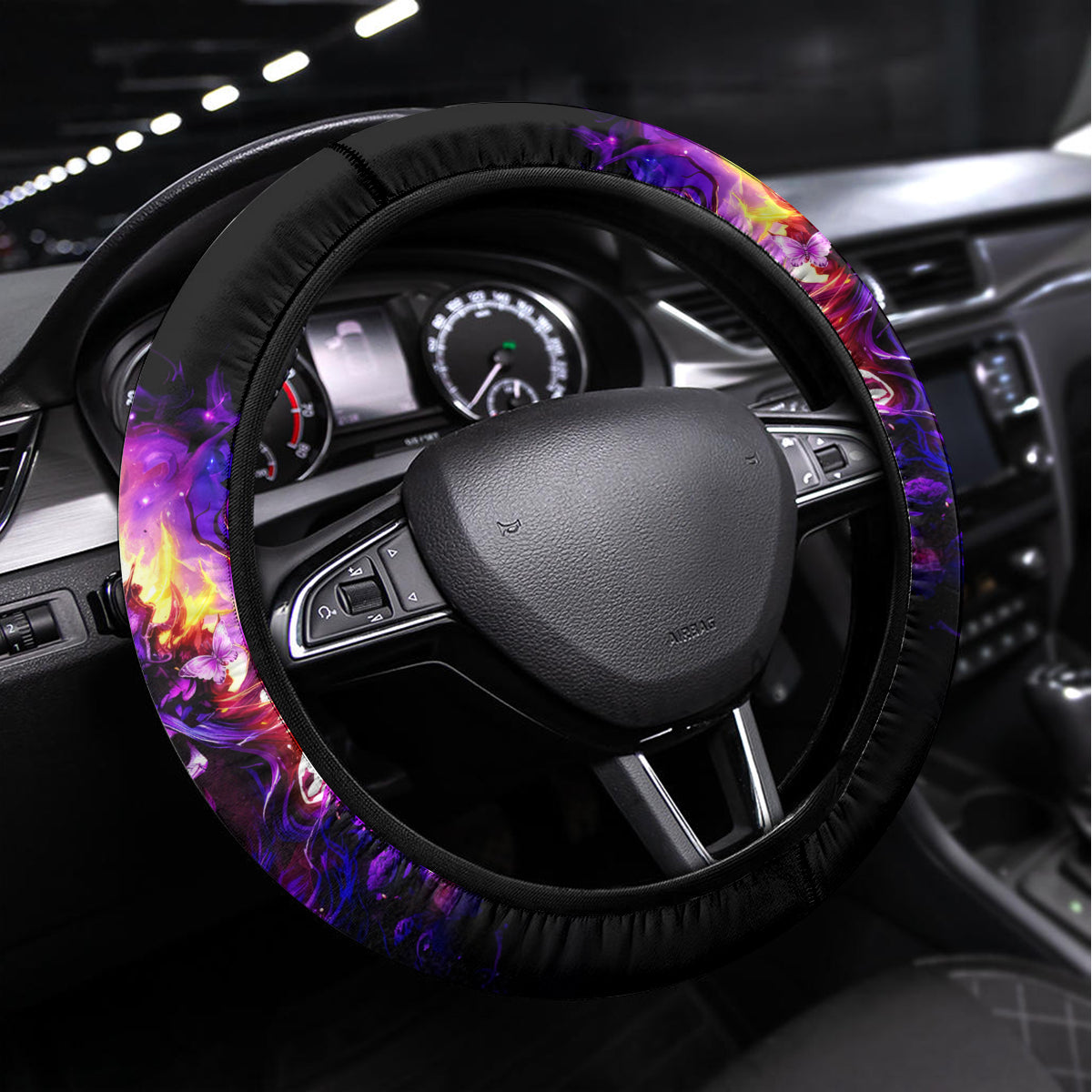 Queen Skull Steering Wheel Cover Sometimes An Angel Somethimes Hellraiser Always A Strong Woman - Wonder Print Shop