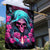 Lady Skull Garden Flag The Good Girl In Me Got Tired Of The Bullshit - Wonder Print Shop