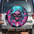 Lady Skull Spare Tire Cover The Good Girl In Me Got Tired Of The Bullshit - Wonder Print Shop