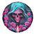 Lady Skull Spare Tire Cover The Good Girl In Me Got Tired Of The Bullshit - Wonder Print Shop