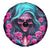 Lady Skull Spare Tire Cover The Good Girl In Me Got Tired Of The Bullshit - Wonder Print Shop