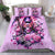 Reaper Skull Bedding Set Warning This Tattooed Girl Doesn't Play Well With Stupid People - Wonder Print Shop