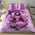 Reaper Skull Bedding Set Warning This Tattooed Girl Doesn't Play Well With Stupid People - Wonder Print Shop