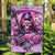 Reaper Skull Garden Flag Warning This Tattooed Girl Doesn't Play Well With Stupid People - Wonder Print Shop