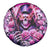 Reaper Skull Spare Tire Cover Warning This Tattooed Girl Doesn't Play Well With Stupid People - Wonder Print Shop