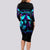 Witch Skull Long Sleeve Bodycon Dress In A World Full Of Princess Be A Witch - Wonder Print Shop