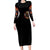 King Skull Long Sleeve Bodycon Dress Don't Make Me Mad Then Tell Me To Calm Down - Wonder Print Shop