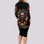 King Skull Long Sleeve Bodycon Dress Don't Make Me Mad Then Tell Me To Calm Down - Wonder Print Shop