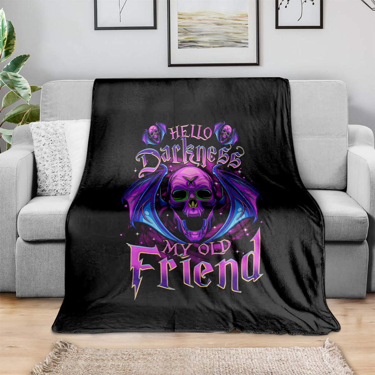 bat-skull-blanket-bat-skull-hello-darkness-my-old-friend