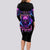 Bat Skull Long Sleeve Bodycon Dress Bat Skull Hello Darkness My Old Friend - Wonder Print Shop