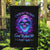 Rose Skull Garden Flag I'm Blunt Because God Rolled Me That Way - Wonder Print Shop