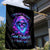 Rose Skull Garden Flag I'm Blunt Because God Rolled Me That Way - Wonder Print Shop