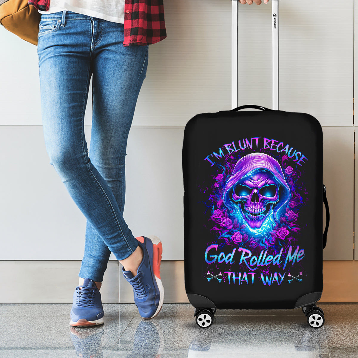 rose-skull-luggage-cover-im-blunt-because-god-rolled-me-that-way