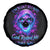 Rose Skull Spare Tire Cover I'm Blunt Because God Rolled Me That Way - Wonder Print Shop