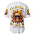 Sunflower Skull Baseball Jersey Sunflower I'm Blunt Because God Rolled Me That Way - Wonder Print Shop