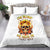 Sunflower Skull Bedding Set Sunflower I'm Blunt Because God Rolled Me That Way - Wonder Print Shop