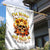 Sunflower Skull Garden Flag Sunflower I'm Blunt Because God Rolled Me That Way - Wonder Print Shop