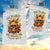 Sunflower Skull Garden Flag Sunflower I'm Blunt Because God Rolled Me That Way - Wonder Print Shop