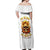 Sunflower Skull Off Shoulder Maxi Dress Sunflower I'm Blunt Because God Rolled Me That Way - Wonder Print Shop