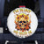 Sunflower Skull Spare Tire Cover Sunflower I'm Blunt Because God Rolled Me That Way - Wonder Print Shop