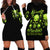 Thunder Skull Hoodie Dress Thunder Skull I Never Alone My Demon With Me 24/7 - Wonder Print Shop