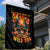 Flower Skull Garden Flag Litte Bit Of Heaven With A Wild Side - Wonder Print Shop