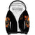 Flower Skull Sherpa Hoodie Litte Bit Of Heaven With A Wild Side - Wonder Print Shop