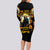 Fairy Death Skull Long Sleeve Bodycon Dress Mess With Me I'll Let Karma Do It's Job - Wonder Print Shop