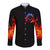 Death Skull Long Sleeve Button Shirt Of Course I'm Going To Hell - Wonder Print Shop