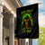 Fire Death Skull Garden Flag The Only Thing That Can Stop Is Me - Wonder Print Shop