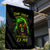 Fire Death Skull Garden Flag The Only Thing That Can Stop Is Me - Wonder Print Shop