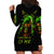 Fire Death Skull Hoodie Dress The Only Thing That Can Stop Is Me - Wonder Print Shop