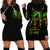 Fire Death Skull Hoodie Dress The Only Thing That Can Stop Is Me - Wonder Print Shop