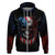 Vintage Skull Hoodie American Skull Vintage - Wonder Print Shop