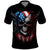 Vintage Skull Polo Shirt American Skull Vintage - Wonder Print Shop