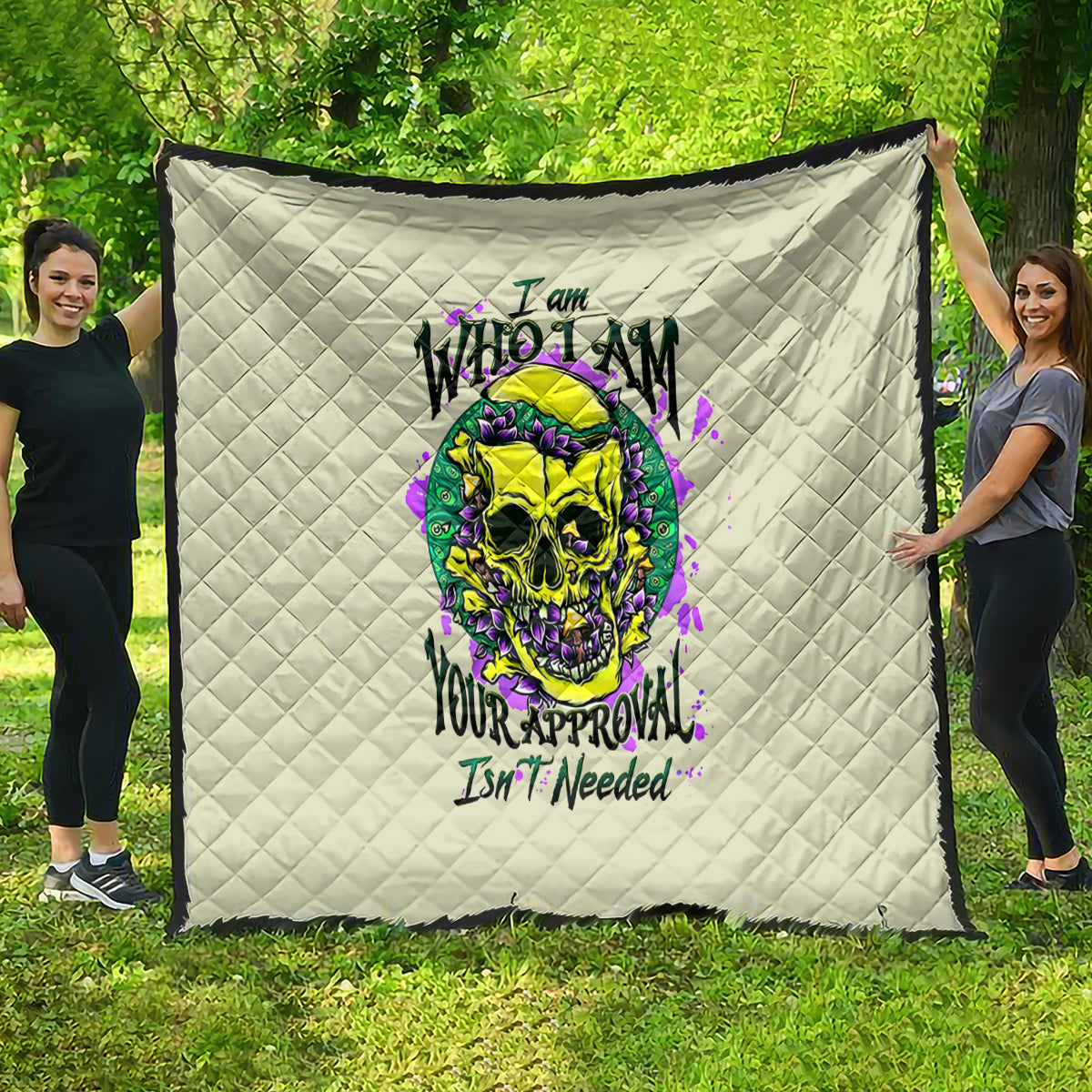 flower-skull-quilt-iam-who-iam-your-approval-isnt-need