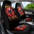 Flame Skull Car Seat Cover I'm Never Alone My Demons Are With Me 24/7 - Wonder Print Shop