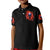 Flame Skull Kid Polo Shirt I'm Never Alone My Demons Are With Me 24/7 - Wonder Print Shop