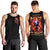 Flame Skull Men Tank Top I'm Never Alone My Demons Are With Me 24/7 - Wonder Print Shop