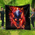 Flame Skull Quilt I'm Never Alone My Demons Are With Me 24/7