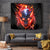 Flame Skull Tapestry I'm Never Alone My Demons Are With Me 24/7