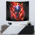 Flame Skull Tapestry I'm Never Alone My Demons Are With Me 24/7